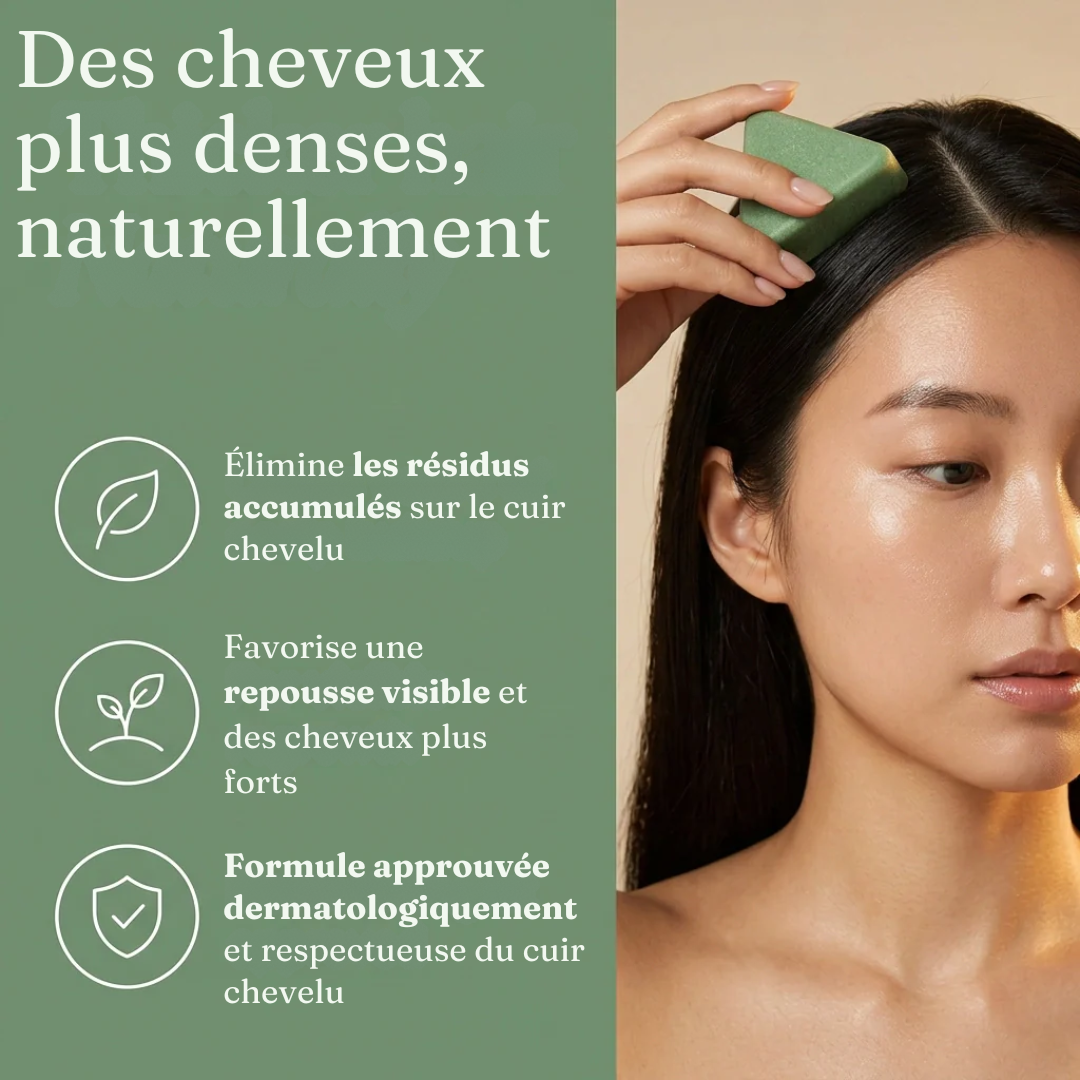 Savon coréen pour revitalisation du cuir chevelu