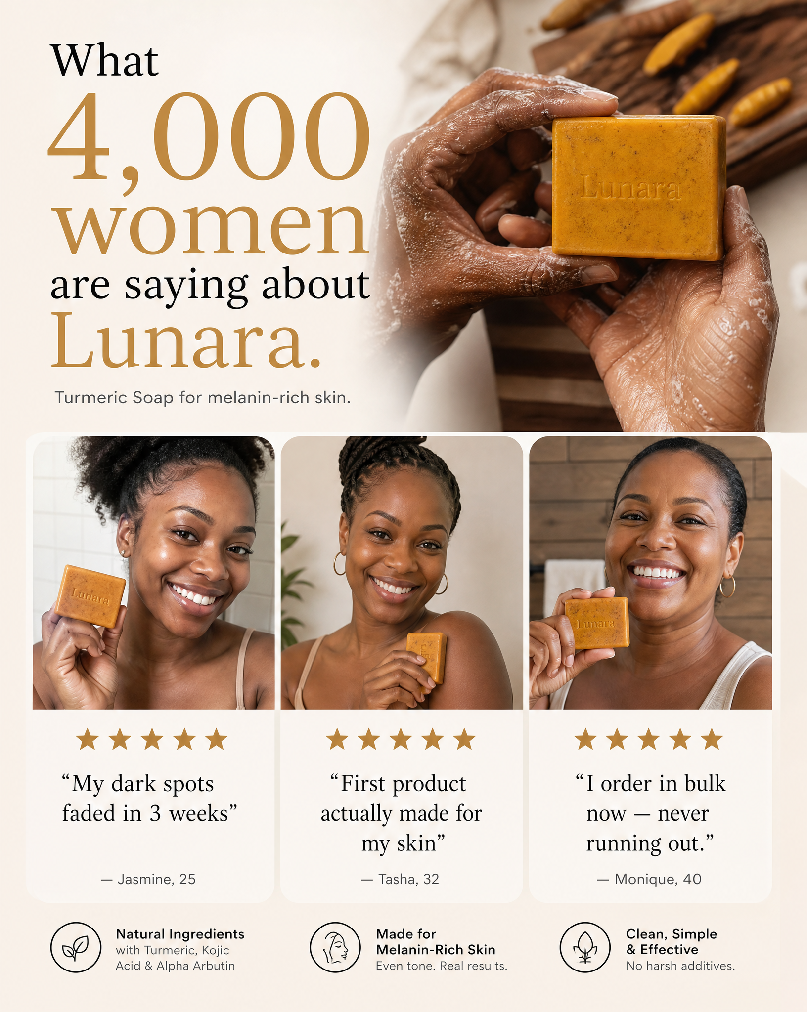 Turmeric soap